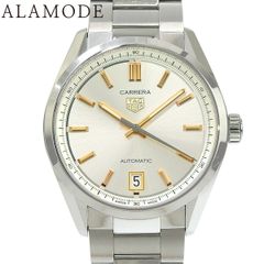 【2024年保証書付】タグホイヤー カレラ デイト WBN2310.BA0001 SS シルバー 自動巻き メンズ 40802180443【中古】【アラモード】 2024年保証書付】タグホイヤー カレラ デイト WBN2310.BA0001 SS