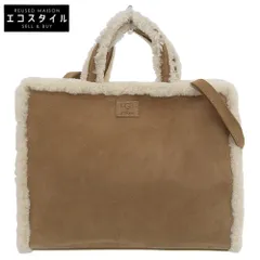 UGG　アグ　美品 ミディアムショッパー スエード 2WAY ハンドバッグ レディース ブラウン ベージュのサムネイル