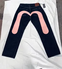 EVISU エヴィス LOT2001 No.1 SPECIAL ビックカモメプリント　デニム　40×32　　　*3861のサムネイル