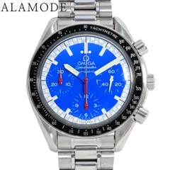 オメガ スピードマスター ミハエル シューマッハ 3510.81 SS ブルー 自動巻き メンズ 40806000260【中古】【アラモード】のサムネイル