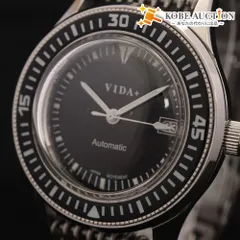 ■ VIDA＋ ヴィーダプラス 腕時計 Heritage 45920 自動巻き メンズ レディース 138.4g シルバー 文字盤 ブラックのサムネイル