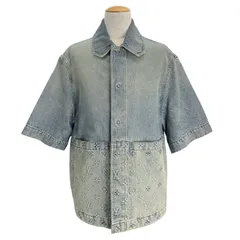 ルイ・ヴィトン LOUIS VUITTON モノグラムデニムショートスリーブジャケット HOS46W ブルー コットン メンズ デニムジャケットのサムネイル