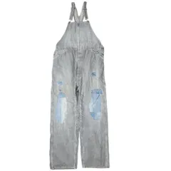 RRL ダブルアールエル WESTRIDGE REPAIRED OVERALL リペア加工 ヒッコリーデニムオーバーオール 782891634001 L Indigo オールインワン Double RL ジャンプスーツ ツナギ ストライプ g27402のサムネイル