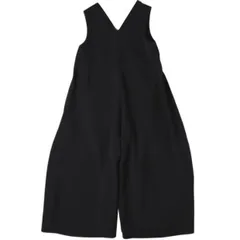 新品 COGTHEBIGSMOKE コグザビッグスモーク 25SS 日本製 HANNA JUMPSUIT リンクルジャージー Vネック フレア ジャンプスーツ 12702-212-814-1 1 BLACK オールインワン g27181のサムネイル