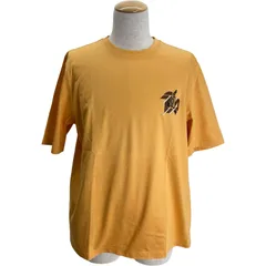 エルメス HERMES レザーパッチ半袖Tシャツ オレンジ コットン メンズ 半袖Ｔシャツのサムネイル