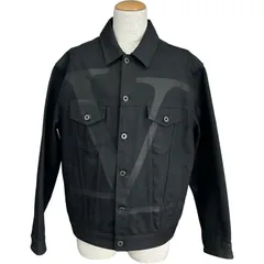 ヴァレンティノ VALENTINO フロントロゴデニムジャケット TV3DC00K5YB ブラック デニム メンズ デニムジャケットのサムネイル