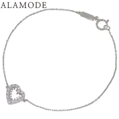 TASAKI(タサキ) D0.12 デインジャーハートブレスレット ダイヤモンド ホワイトゴールド K18WG 1.6g ブレスレット アクセサリー ジュエリー ハートモチーフ ラインダイヤ シルバー銀 レディース 40802197530【中古】【アラモード】のサムネイル