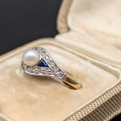 アンティーク オールドカットダイヤソリテールリング 11.5号 オールド