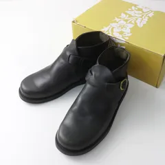 ディウ diu  レザー アンクルブーツ Ｌ (24〜24.5cm) ブラック ショートブーツ シューズ プレーントゥ【2400015038209】のサムネイル