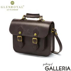 【正規品3カ月保証】 グレンロイヤル ショルダーバッグ レディース メンズ 斜めがけバッグ GLENROYAL 小さめ 本革 牛革 革 ミニショルダー コンパクト SATCHEL BAG 9INCH 02-6015 CIGARのサムネイル