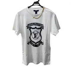 ルイヴィトン　LOUIS VUITTON　シグネチャー ジッパーディテール Tシャツ　ホワイト　コットン　1AIANZ　＃XSサイズのサムネイル
