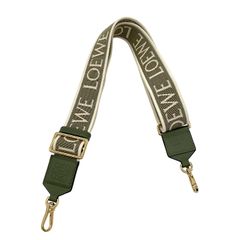 LOEWE ジャカード ショルダーストラップ 肩紐 緑 - メルカリ