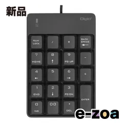 Nakabayashi  ナカバヤシ ショートカット付きUSB有線テンキーボード TNK-SU238BK (2586086)のサムネイル