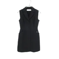 クリスチャンディオール Christian Dior ベスト ロング ウール シルク ジレ レディース Used Bのサムネイル
