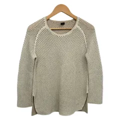 AKRIS(アクリス) 長袖セーター サイズUS 10 レディース美品  - アイボリー×ベージュ クルーネックのサムネイル