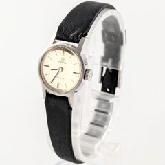 電池交換済】OMEGA オメガ デビル 595.1111 クォーツ レディース