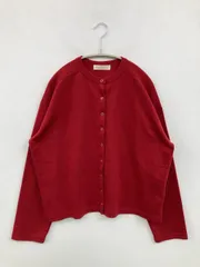 BONLECILL ボンルシール カーディガン/ボレロ F レッド コットン 無地 ショート丈 長袖 レディースのサムネイル