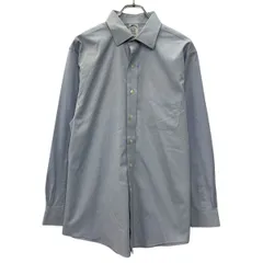 Brooks Brothers 長袖 無地シャツ L ブルー ブルックスブラザーズ ボタン 無地 胸ポケット シンプル シンプルシャツ 春物 a807-5156のサムネイル