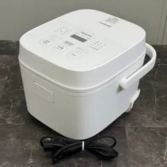 β送料込！美品 2025年製 YAMAZEN AMRC-5M(W) マイコン炊飯ジャー 3合炊き 炊飯器 ホワイト 動作品のサムネイル