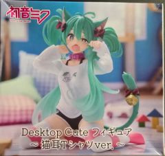 初音ミク 】Desktop Cute 猫耳Tシャツver. 6個セット - メルカリ