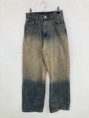 ACLENT アクレント デニムジャケット S ブルー 無地 フードなし ジップ