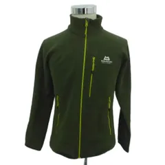 マウンテンイクイップメント MOUNTAIN EQUIPMENT フリースジャケット 上着 S カーキ スタンドカラー ミドル丈 /HO29 ■GY74のサムネイル