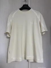 (48) 25ss ウーヨンミ(WOOYOUNGMI) LINE 刺繍 半袖 Tシャツ アイボリーのサムネイル