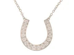 TIFFANY&Co. ティファニー ジュエリー ホースシューNC/PT950/D/約3.5g【205】 貴金属･宝石 ネックレス Pt950プラチナ Pt950/ダイヤモンド シルバー レディース【中古】のサムネイル