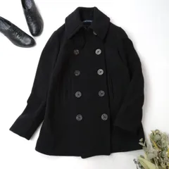 RALPH LAUREN ラルフローレン 羊毛 カシミヤ Pコート 黒 ブラック/26Fのサムネイル