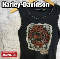 Harley-Davidson ハーレーダビッドソン タンクトップ スタッズ USA製 Y2K Sサイズのサムネイル
