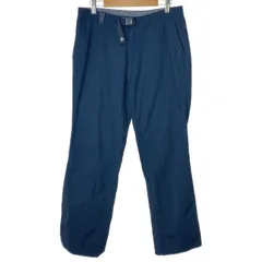 【中古】　mont-bell　ナイロンパンツ　トレッキングパンツ　ベルト　ジップフライ　無地　アウトドア　古着　/1153のサムネイル