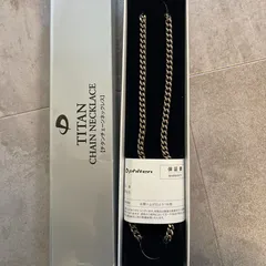 ファイテン phiten チタンチェーンネックレス 純チタン シルバー 60cm チタンネックレスのサムネイル