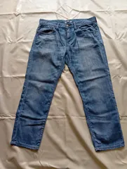 23区 denim（ニジュウサンク デニム）   ブルー ストレートデニムパンツ／Mサイズのサムネイル