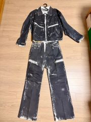 Rocawear ロカウェア シャイニーデニム 光沢デニム セットアップ
