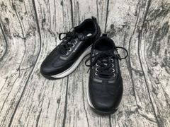 『未使用級』joya Laura スニーカー サイドジップ 厚底 ブラウン 25 未使用級』joya Laura スニーカー サイドジップ 厚底 ブラウン 25