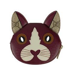 GUCCI ネコ　キャットディテール　キーリング付きケース GUCCI GGスプリーム キャット キーケース - メルカリ