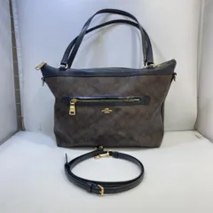 【中古】COACH シグネチャー タイラーバッグ 2WAY ブラウン F58286 △型崩れ コーチ[24]のサムネイル