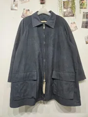 YOHJI YAMAMOTO ヨウジヤマモト ブラック ジップアップ ポケット コートのサムネイル
