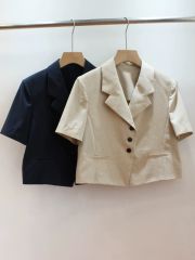 ADAM ET ROPE' FEMME リバーシブルドロストキルティングブルゾン
