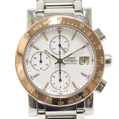 ジラール・ペルゴ GIRARD PERREGAUX メンズ腕時計 GP7000 クロノグラフ ホワイト文字盤 自動巻き SS PG コンビ 仕上げ済 【中古】Aランクのサムネイル
