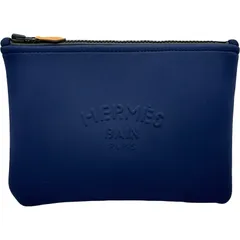 エルメス HERMES ネオバンポーチPM ネイビー ポリアミド レディース ポーチのサムネイル