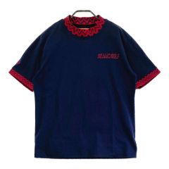 極美品□BEAMS GOLF ビームスゴルフ 半袖 モックネック シャツ□M