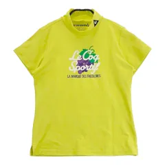 サイズ：L LE COQ GOLF ルコックゴルフ  モックネック 半袖Tシャツ  イエロー系 [240101475703] ゴルフウェア レディース ストストのサムネイル