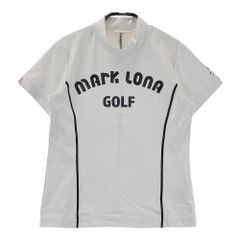 サイズ：36 MARK&LONA マークアンドロナ  ハイネック 半袖Tシャツ  グレー系 [240101638534] ゴルフウェア レディース ストスト サイズ：36 MARK&LONA マークアンドロナ ハイネック 半袖Tシャツ
