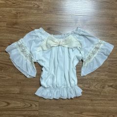 演奏会☆タグ付き未使用☆ジゴ ノンプレステージ 七分袖ブラウス9号