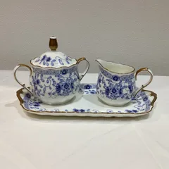 RR266247640　ナルミ　ミラノ　シュガーポット・クリーマー・トレイセットのサムネイル