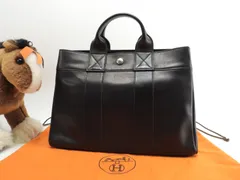 エルメス トートPM フールトゥ フルレザー黒 ハンドバッグ トートバッグ 美品@□E 16のサムネイル