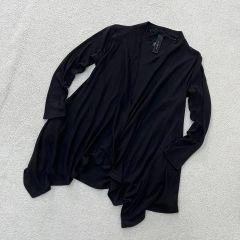 極美品】ヨーガンレール 変形ニット 長袖 ネイビー シルク混 ゆったり