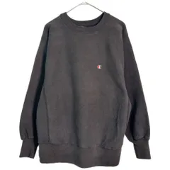 80年代 USA製 Champion チャンピオン REVERSE WEAVE リバースウィーブ スウェット ブラック(メンズ LARGE)中古 古着 Y5138のサムネイル