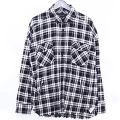 RESOUND CLOTHING OVER FLANNEL CHECK SHIRTS  サイズ1 ブラック RC10-SH-001のサムネイル